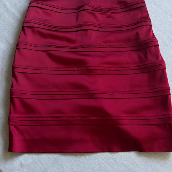 Calvin Klein Red Sleeveless Sheath Midi Dress Women’s Size 4 - Picture 3 of 11